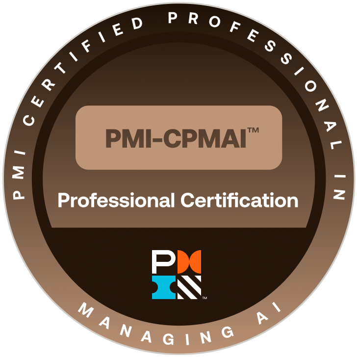 PMI Certified Professional in Managing AI badge